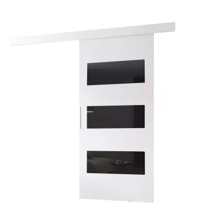 Posuvné dvere na stenu BARRET 5 - 86 cm, biele