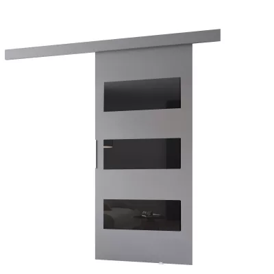 Posuvné dvere na stenu BARRET 5 - 106 cm, šedé