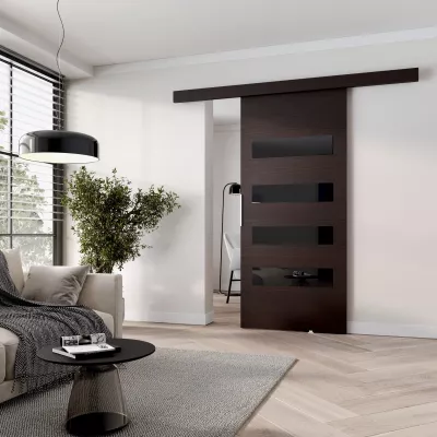 Posuvné interiérové dvere BARRET 6 - 76 cm, wenge