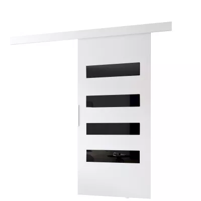 Posuvné interiérové dvere BARRET 6 - 96 cm, biele