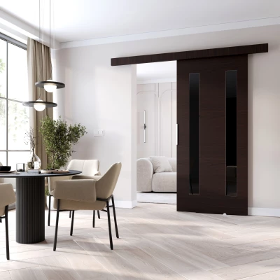 Posuvné dvere BARRET 8 - 96 cm, wenge