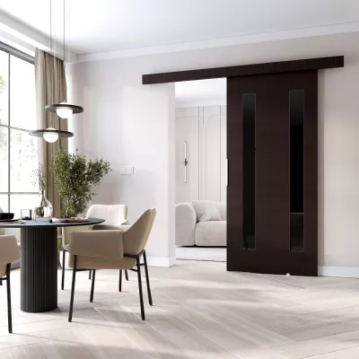 Posuvné dvere BARRET 8 - 96 cm, wenge