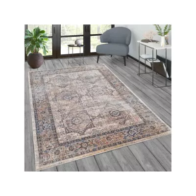 Kusový orientálny koberec 200x290 cm FRANCO - modrý / viacfarebný