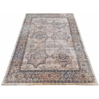 Kusový orientálny koberec 200x290 cm FRANCO - modrý / viacfarebný