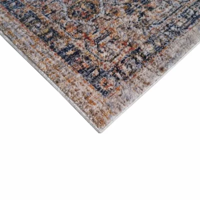 Kusový orientálny koberec 160x220 cm FRANCO - modrý / viacfarebný