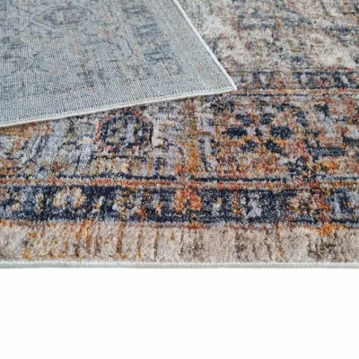 Kusový orientálny koberec 160x220 cm FRANCO - modrý / viacfarebný