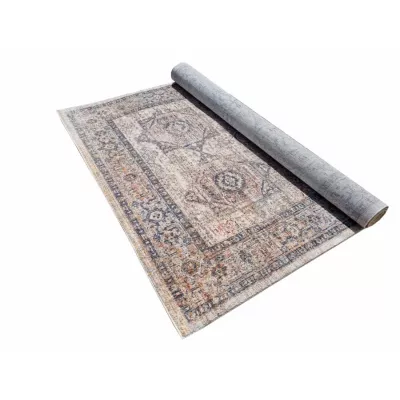 Kusový orientálny koberec 140x190 cm FRANCO - modrý / viacfarebný