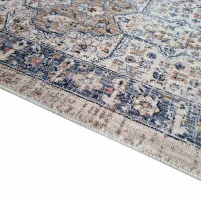 Orientálny koberec 160x220 cm FRANCO - modrý / viacfarebný