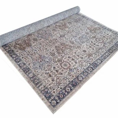 Orientálny koberec 140x190 cm FRANCO - modrý / viacfarebný