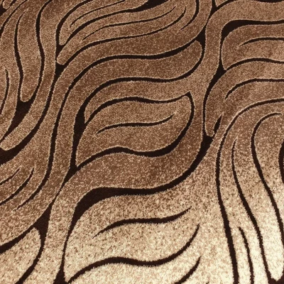 Moderný obdĺžnikový koberec 280x380 cm DEMIAN - hnedý / béžový
