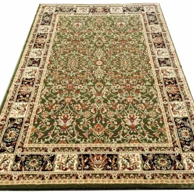 Orientálny kusový koberec 70x140 cm LUCHO - zelený / vzorovaný
