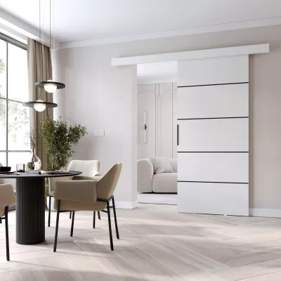 Posuvné dvere BARRET 10 - 106 cm, biele