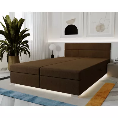 Boxspringová posteľ 180x200 ROSIE 1 - tmavo hnedá