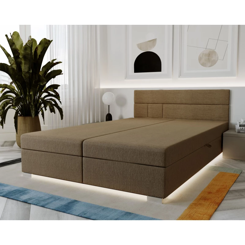 Boxspringová posteľ 160x200 ROSIE 2 - hnedá