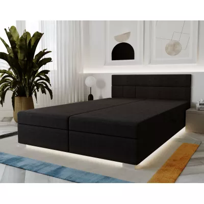 Boxspringová posteľ 180x200 ROSIE 2 - čierna