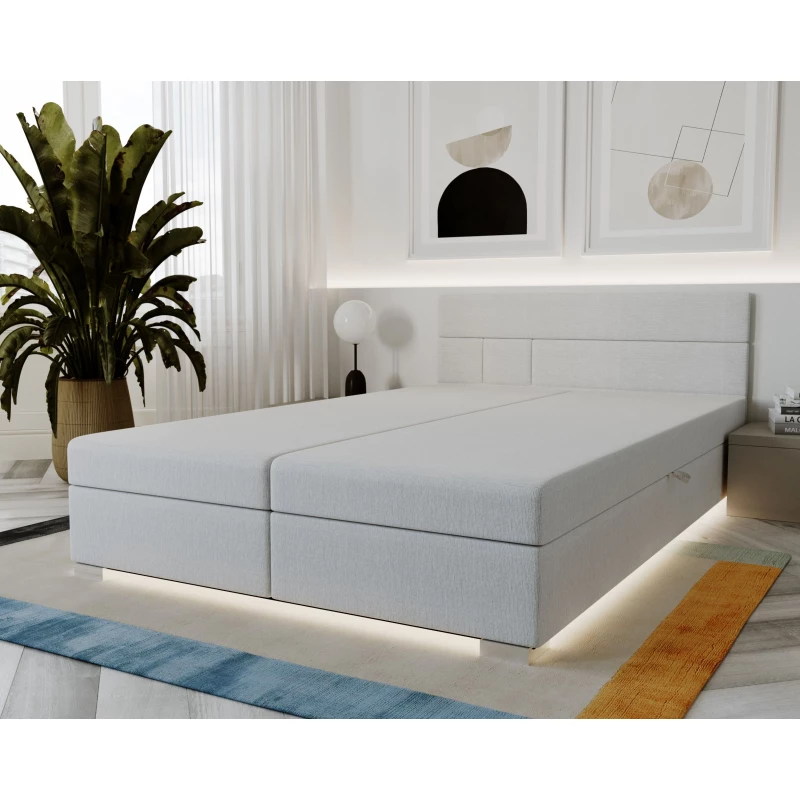 Boxspringová posteľ 180x200 ROSIE 2 - biela