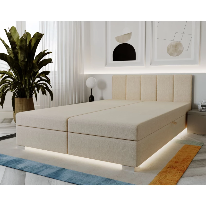 Hotelová posteľ 160x200 ROSIE 7 - ecru