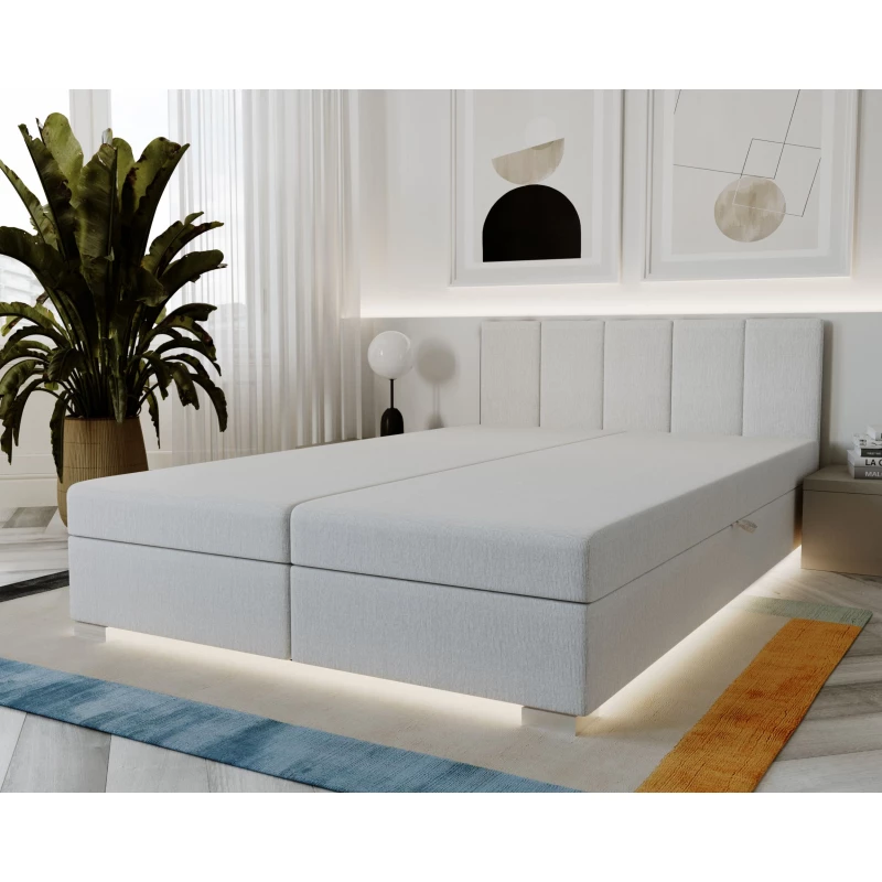 Hotelová posteľ 180x200 ROSIE 7 - biela