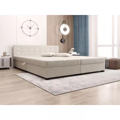 Manželská posteľ s úložným priestorom 160x200 ROSIE 11 - ecru