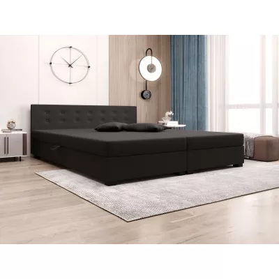 Manželská posteľ s úložným priestorom 160x200 ROSIE 11 - tmavo šedá