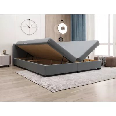 Manželská posteľ s úložným priestorom 160x200 ROSIE 11 - čierna 2