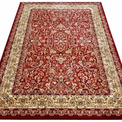 Obdĺžnikový koberec 140x190 cm LUCHO orientálny - červený