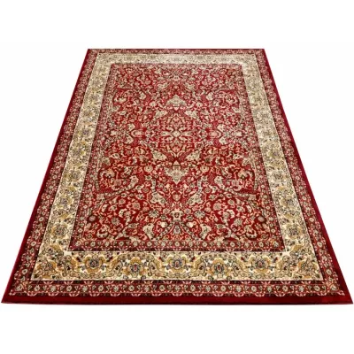 Obdĺžnikový koberec 140x190 cm LUCHO orientálny - červený