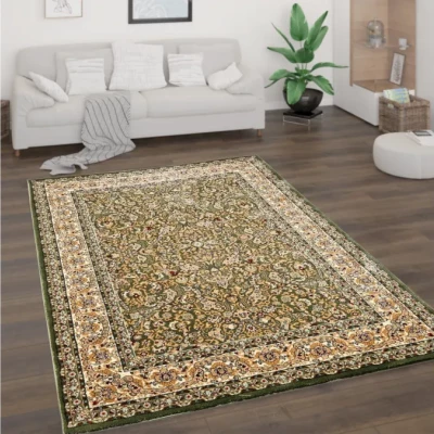 Obdĺžnikový koberec 70x140 cm LUCHO orientálny - zelený