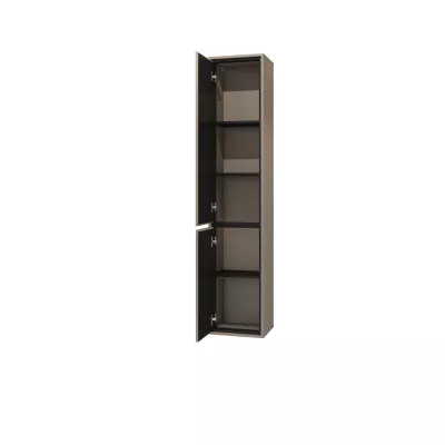 Vysoká kúpeľňová skrinka 35 cm AMPHION - congo / čierna