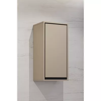 Závesná kúpeľňová skrinka 35 cm AMPHION - congo / čierna
