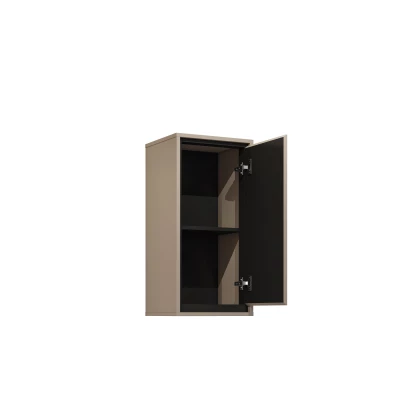 Závesná kúpeľňová skrinka 35 cm AMPHION - congo / čierna