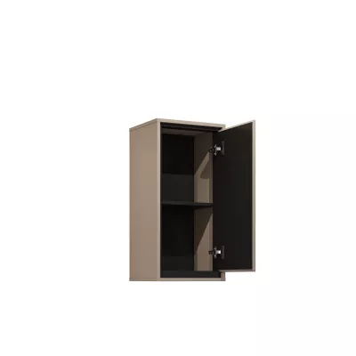 Závesná kúpeľňová skrinka 35 cm AMPHION - congo / čierna