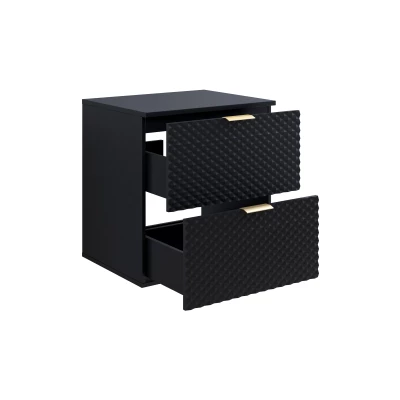 Skrinka pod umývadlo 60 cm EUREKA - čierna