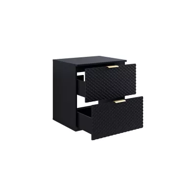 Skrinka pod umývadlo 60 cm EUREKA - čierna