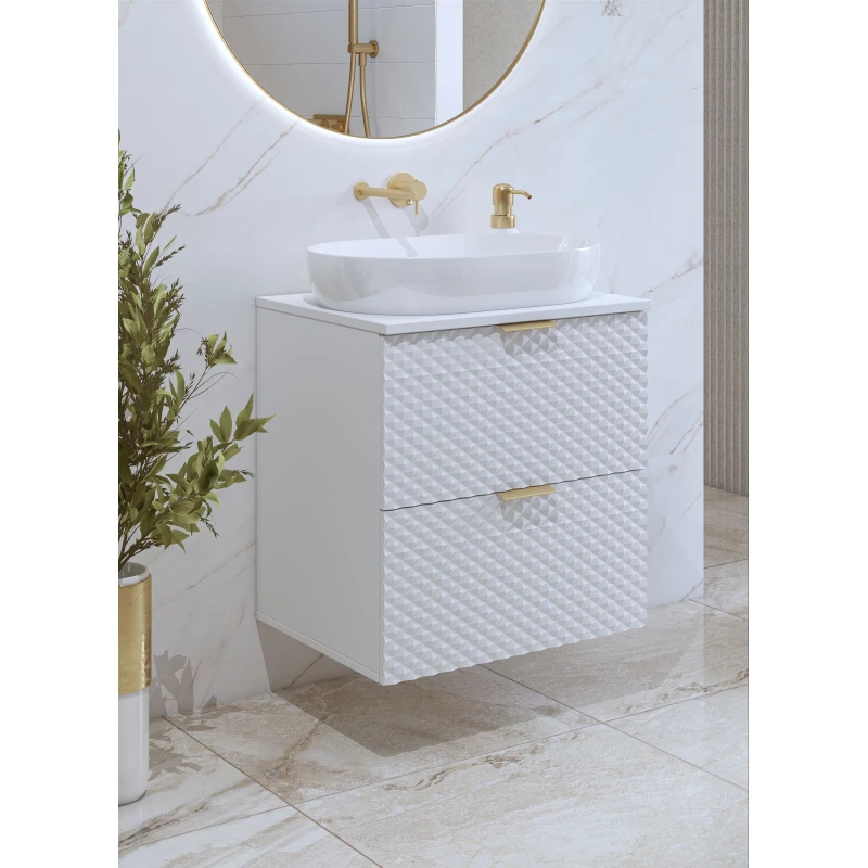 Skrinka pod umývadlo 60 cm EUREKA - biela