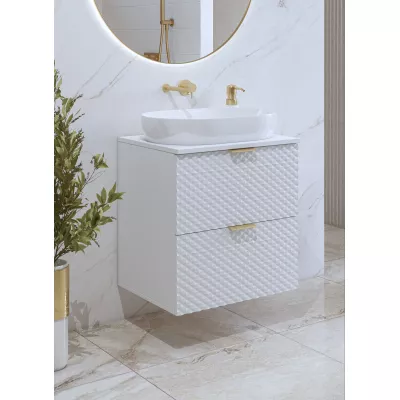 Skrinka pod umývadlo 60 cm EUREKA - biela