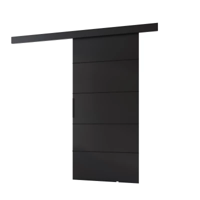 Posuvné dvere BARRET 10 - 86 cm, čierne