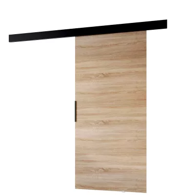 Posuvné dvere do interiéru BARRET 11 - 106 cm, dub sonoma / čierne