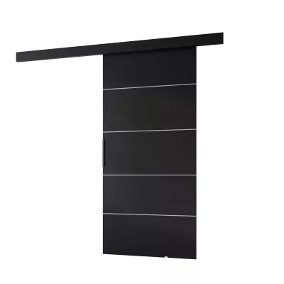 Posuvné dvere BARRET 12 - 76 cm, čierne
