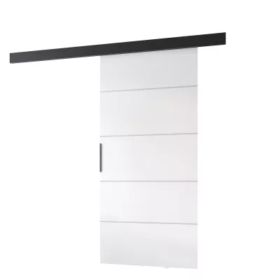 Posuvné dvere BARRET 12 - 96 cm, biele / čierne