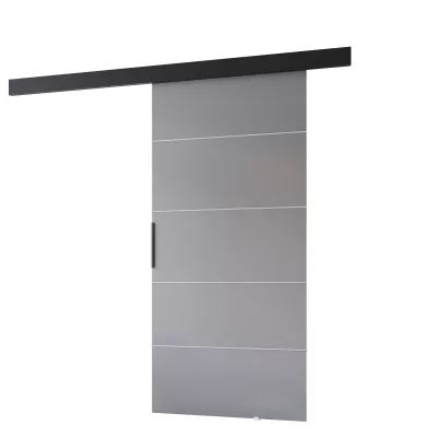 Posuvné dvere BARRET 12 - 106 cm, šedé / čierne