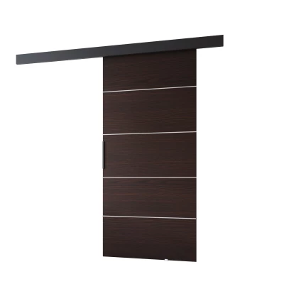 Posuvné dvere BARRET 12 - 106 cm, wenge / čierne