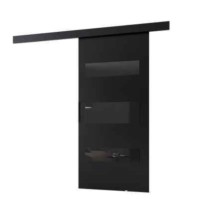 Posuvné interiérové ​​dvere BARRET 14 - 106 cm, čierne