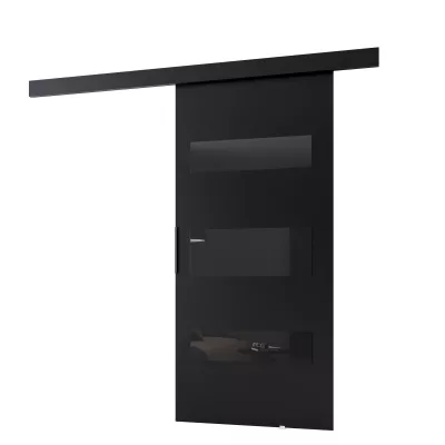 Posuvné interiérové ​​dvere BARRET 14 - 106 cm, čierne