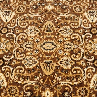 Vzorovaný koberec 70x140 cm LUCHO - hnedý