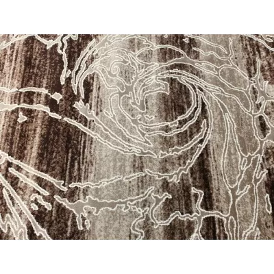 Moderný kusový koberec 150x300 cm DEMIAN - béžový / hnedý