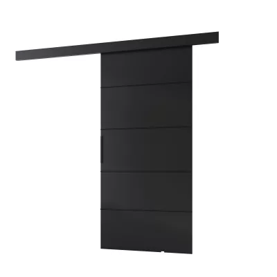 Interiérové ​​dvere na stenu BARRET 20 - 86 cm, čierne
