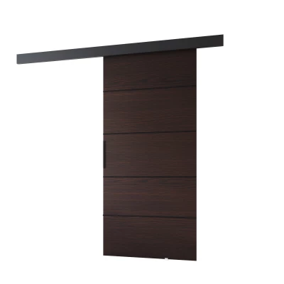 Interiérové ​​dvere na stenu BARRET 20 - 86 cm, wenge / čierne