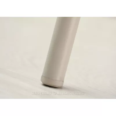 Čalúnená jedálenská stolička ELIZARA - šedá / krémová