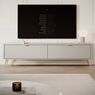 Televízny stolík 200 cm MOODY - béžový